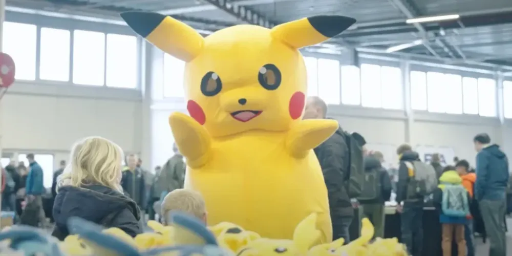 Pikachu op evenement